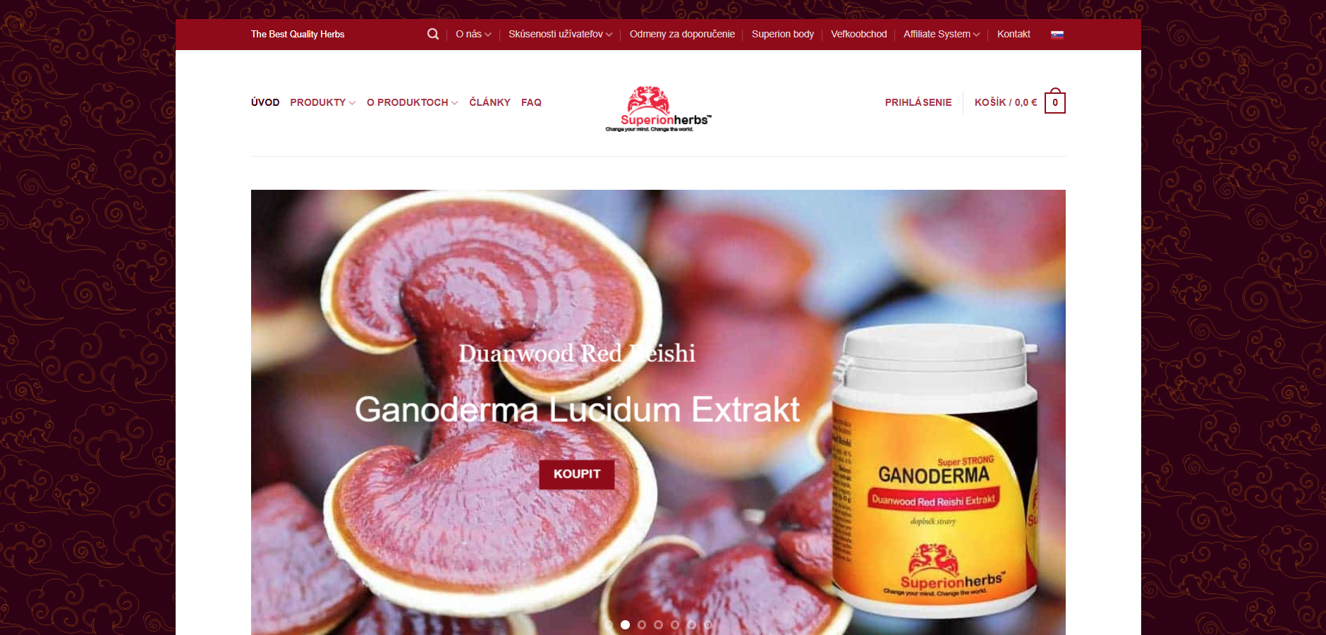 Affiliate program Superionherbs