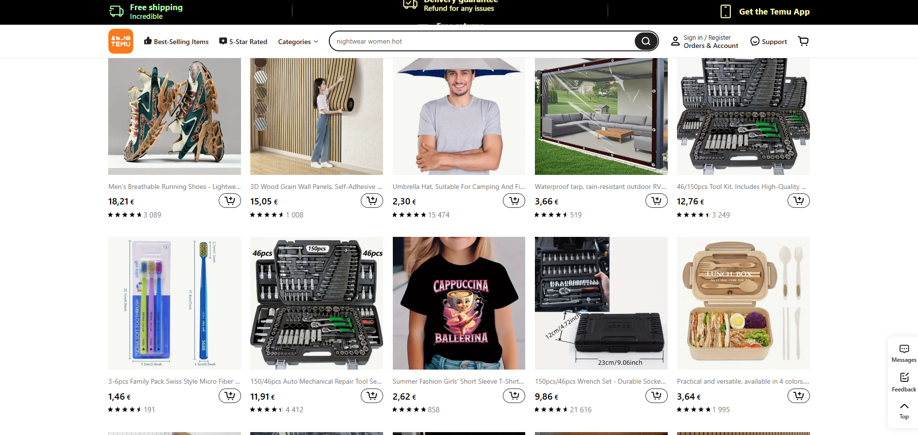 Temu partnerský program