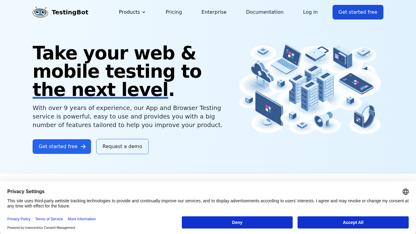 Affiliate program TestingBot
