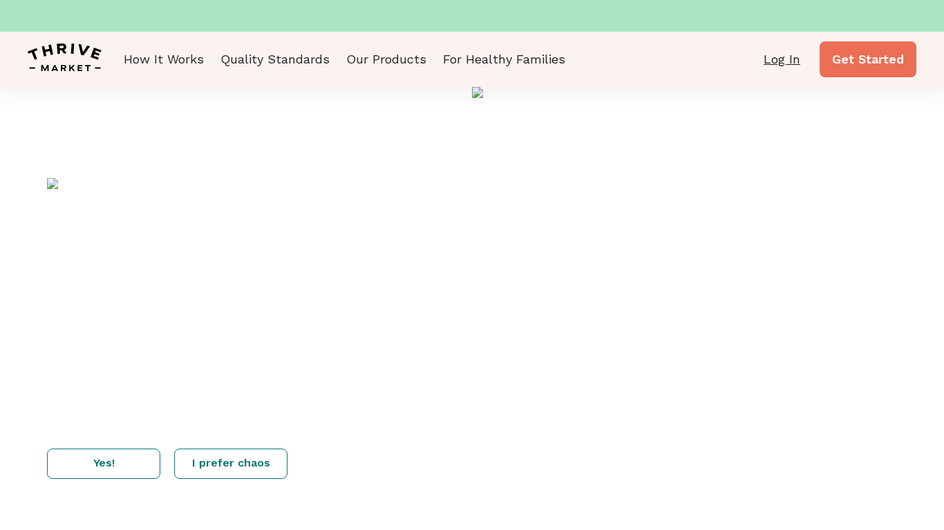 Affiliate program Thrive Market