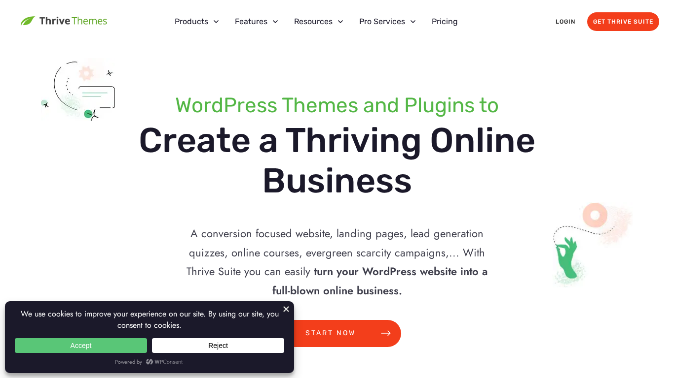 Affiliate program Thrive Themes