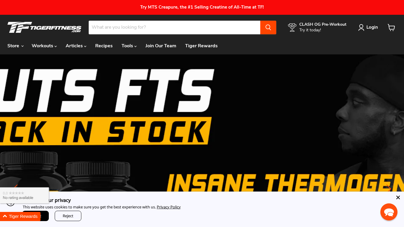 Partnerský program Tiger Fitness