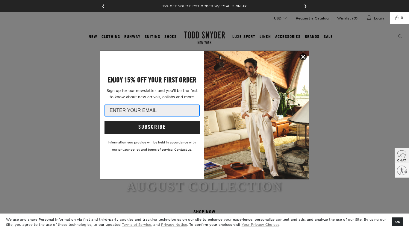 Affiliate program Todd Snyder