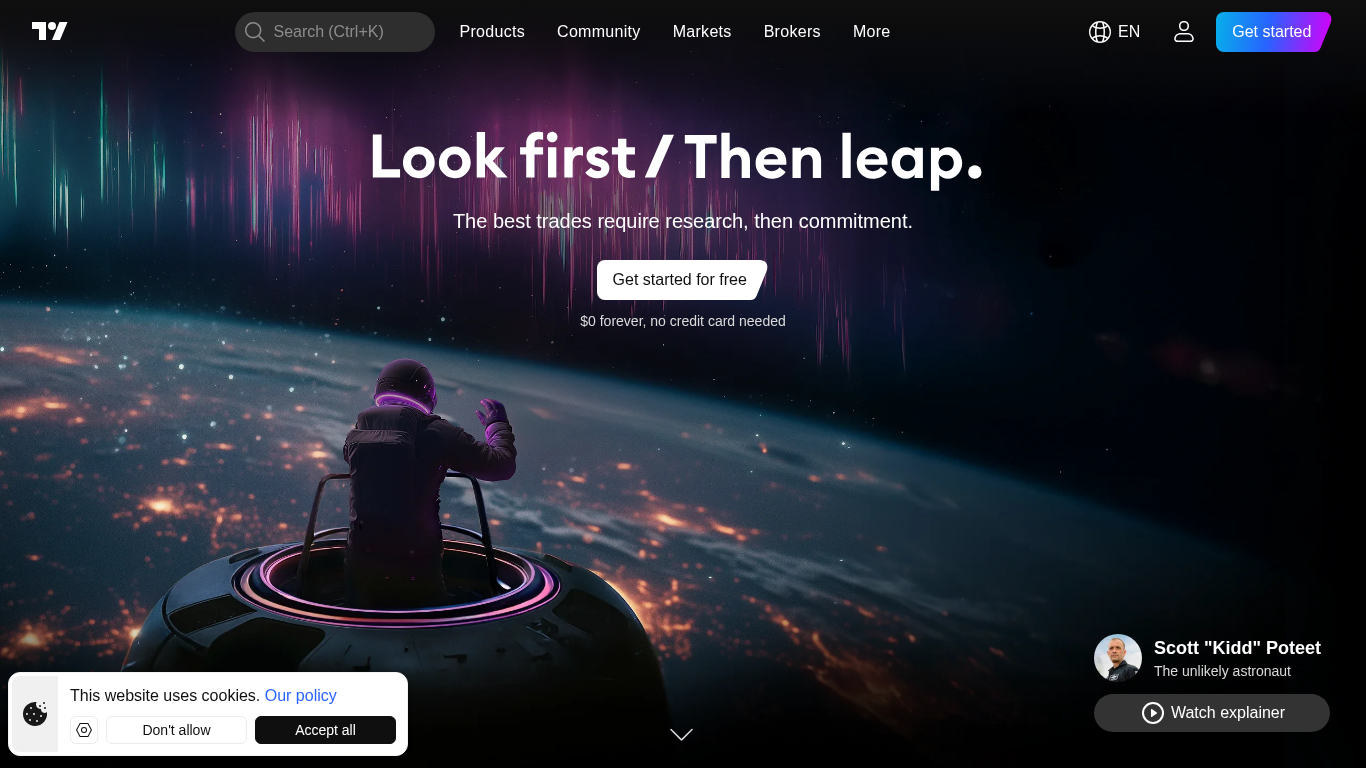 Affiliate program TradingView