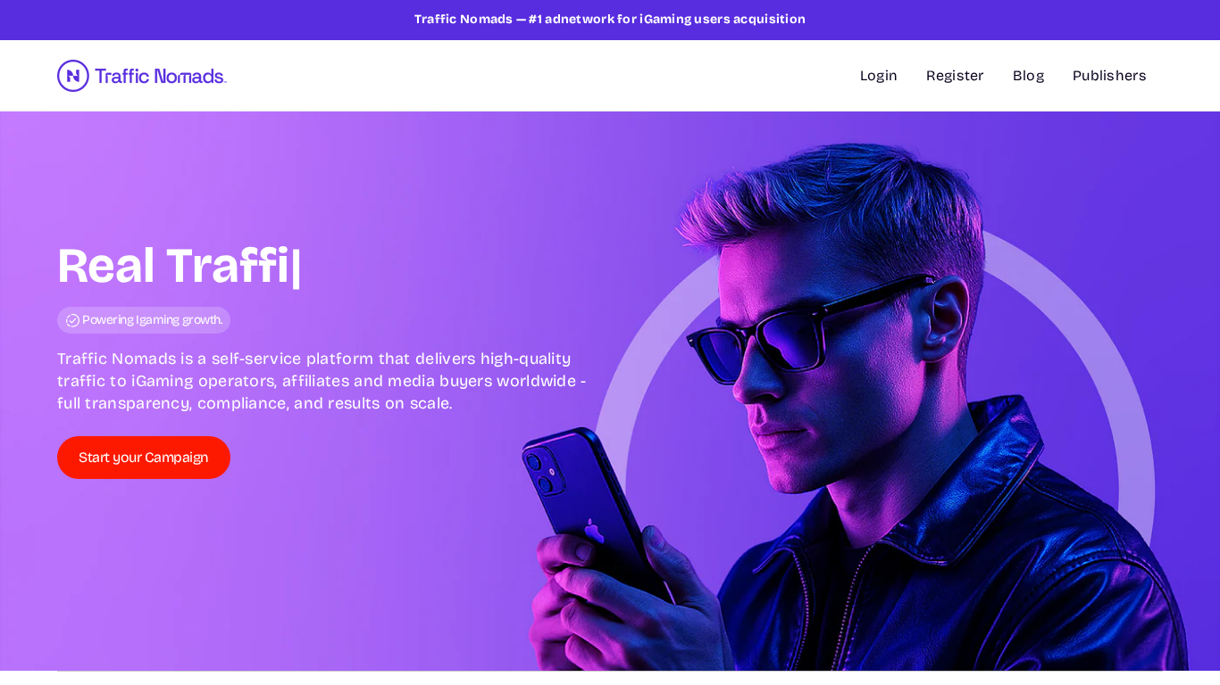 Affiliate program Traffic Nomads
