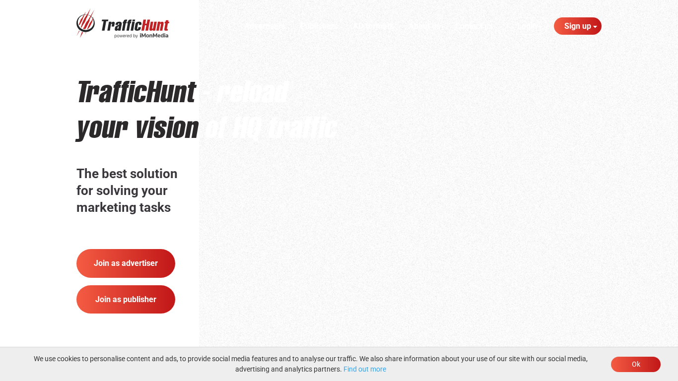 Affiliate program TrafficHunt