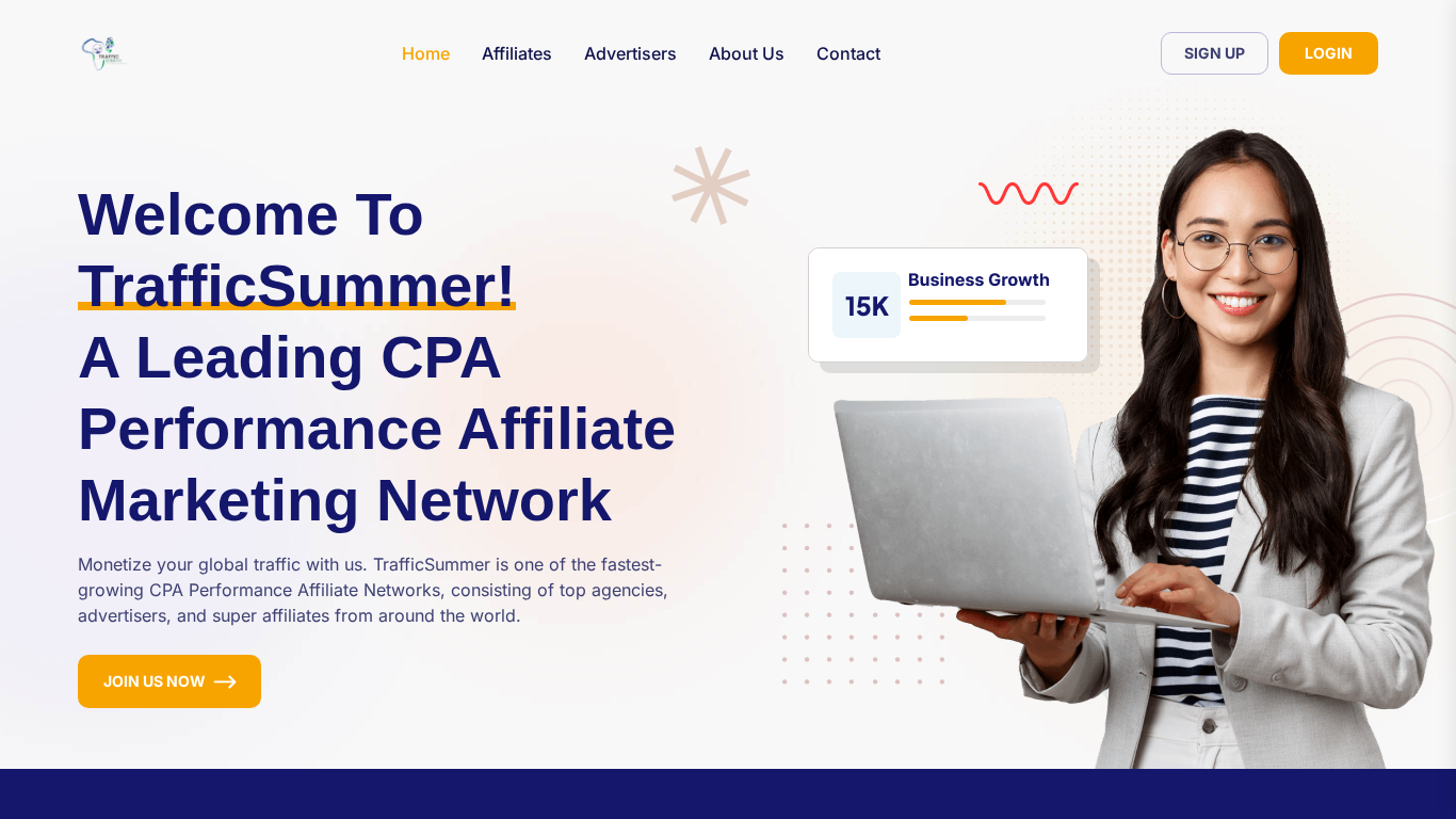 Affiliate program TrafficSummer