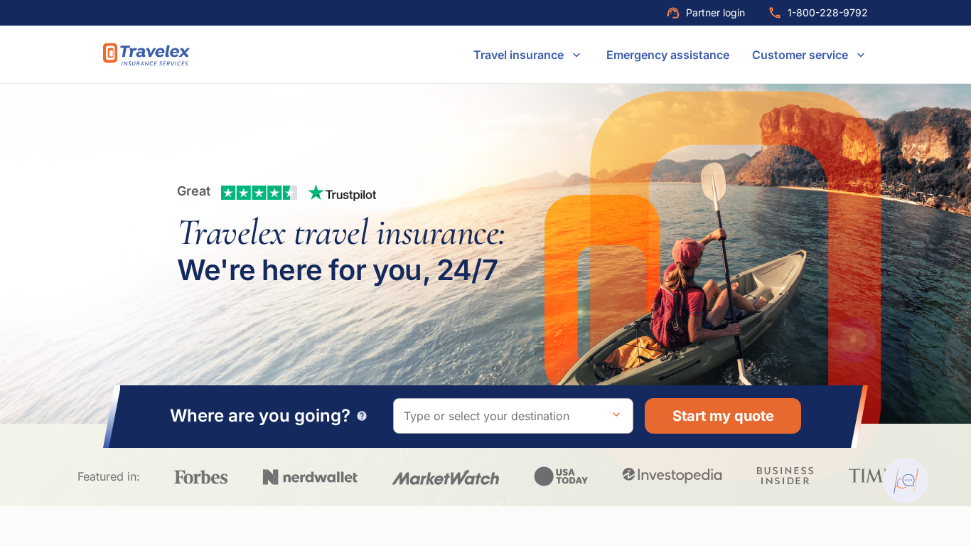 Affiliate program Travelex Insurance
