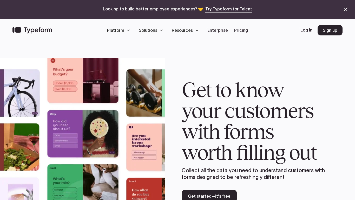 Affiliate program Typeform