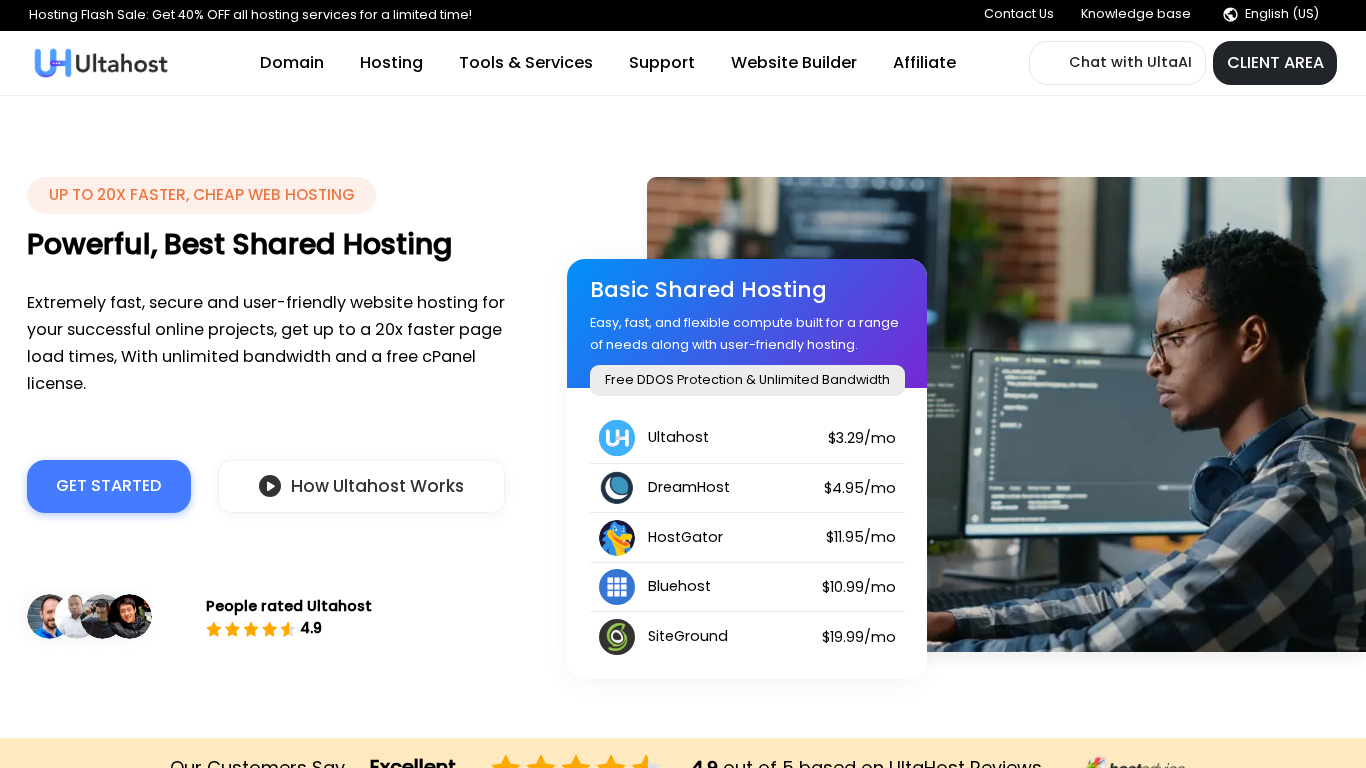 UltaHost partnerský program