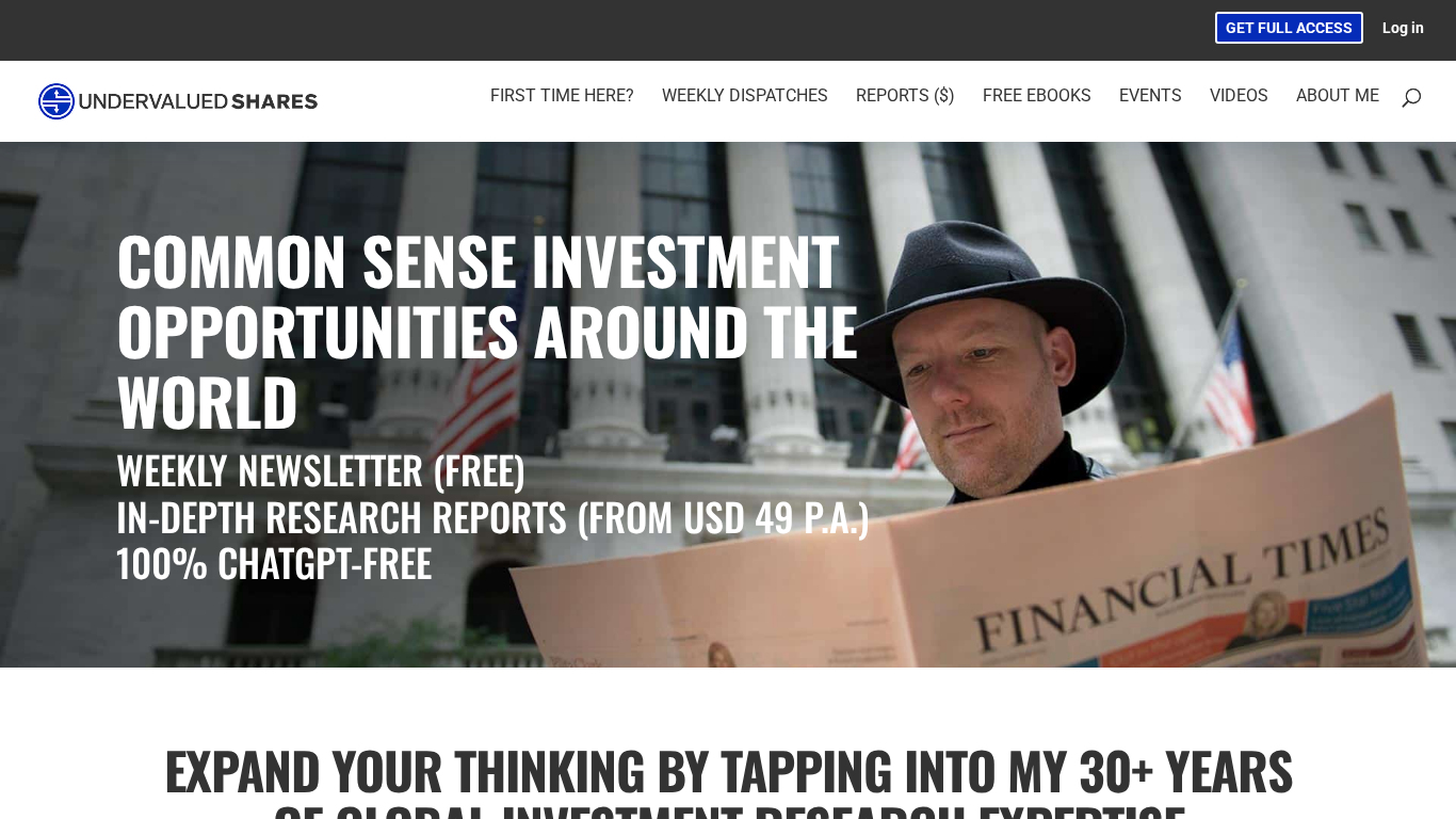 Affiliate program Undervalued Stocks