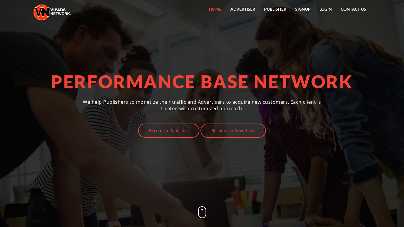 Affiliate program VipAdsNetwork