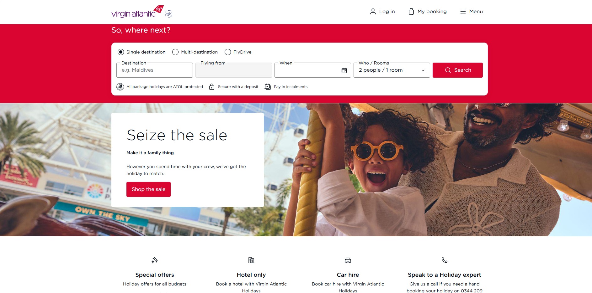 Affiliate program Virgin Holidays