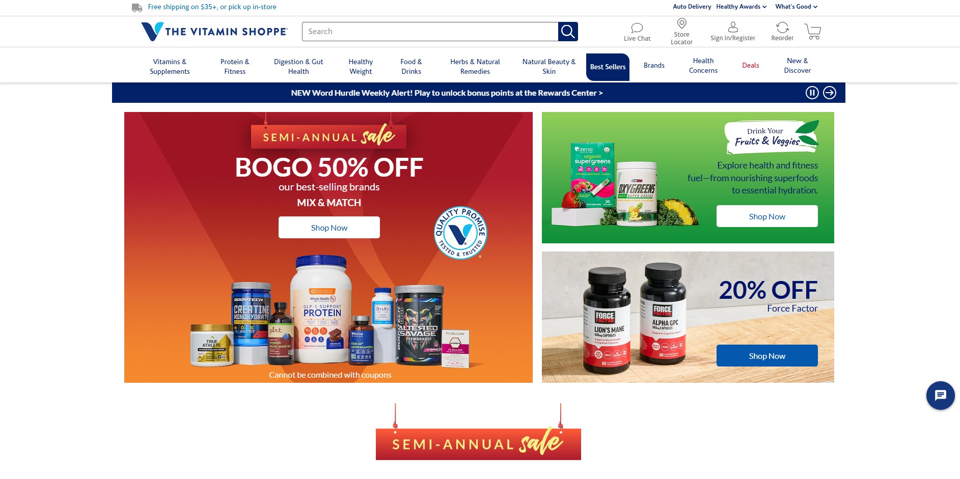 Affiliate program Vitamin Shoppe