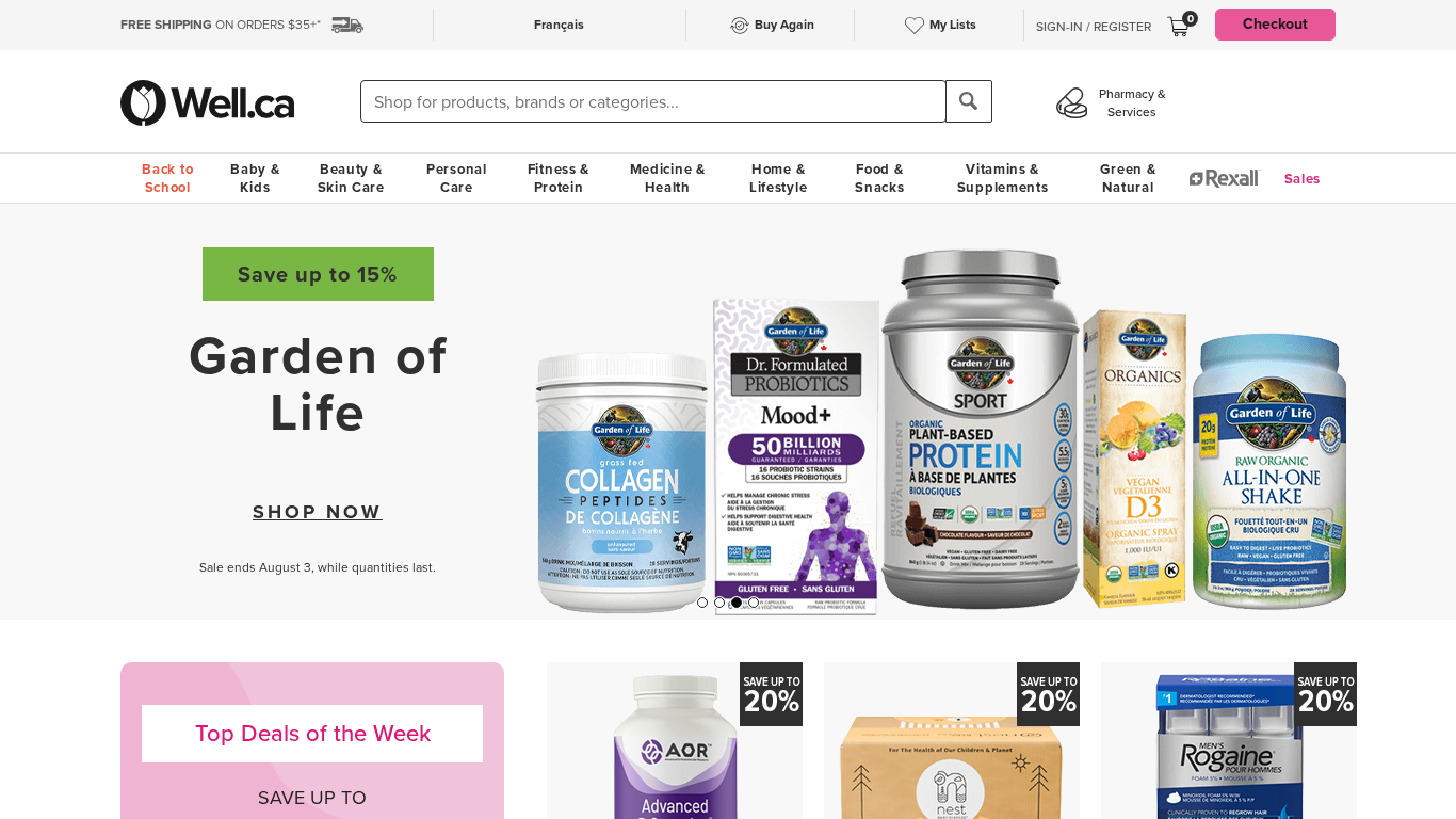 Affiliate program Well.ca