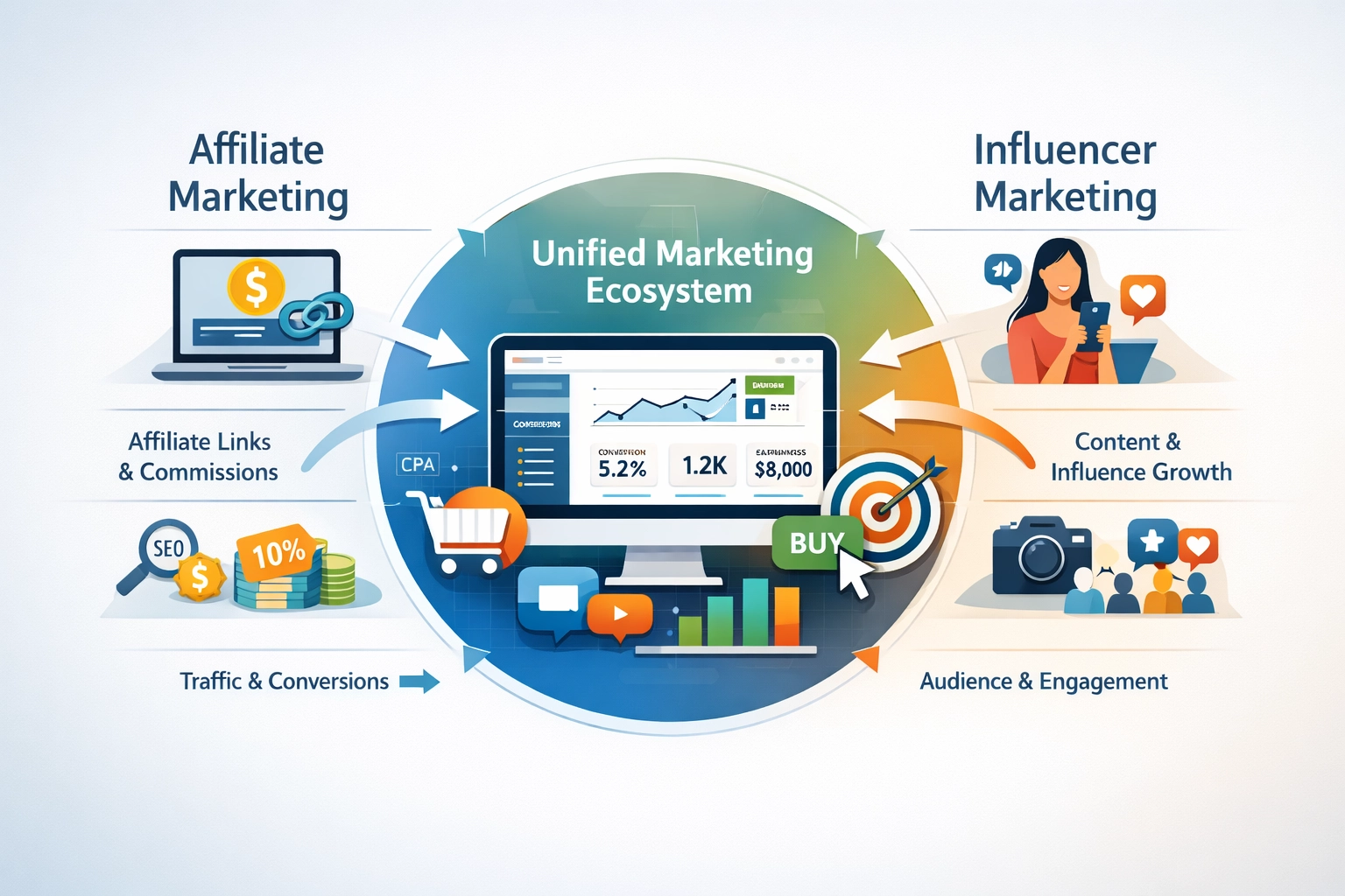 Integrácia stratégií affiliate a influencer marketingu