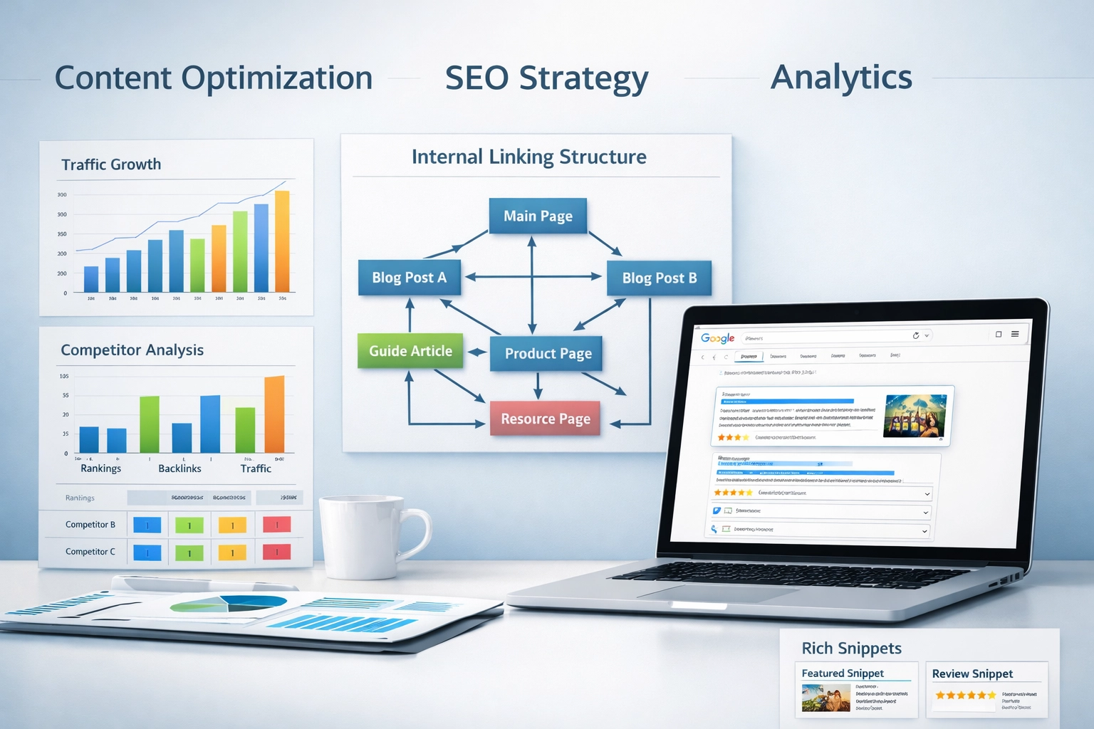 Stratégia optimalizácie obsahu: 7 overených techník na zvýšenie pozícií vo vyhľadávačoch