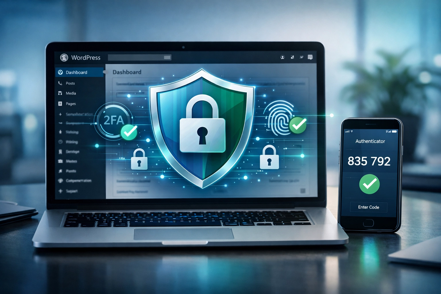Bezpečné prihlásenie do WordPressu s dvojfaktorovou autentifikáciou a skrytou prihlasovacou URL adresou