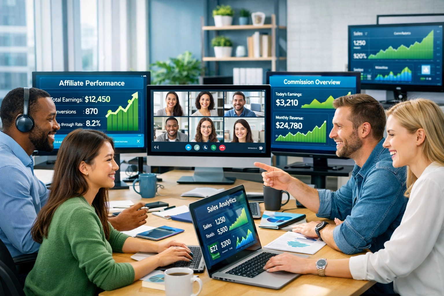 Diverzný tím partnerov spolupracuje s prehľadmi analytík a úspešnými výkonovými metrikami