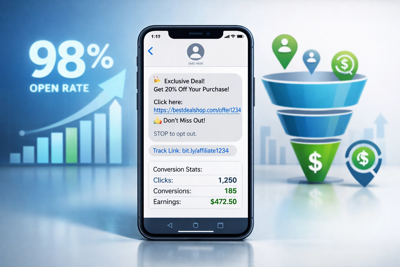 SMS affiliate marketing: Kompletný sprievodca efektívnymi textovými kampaňami s vysokým ROI