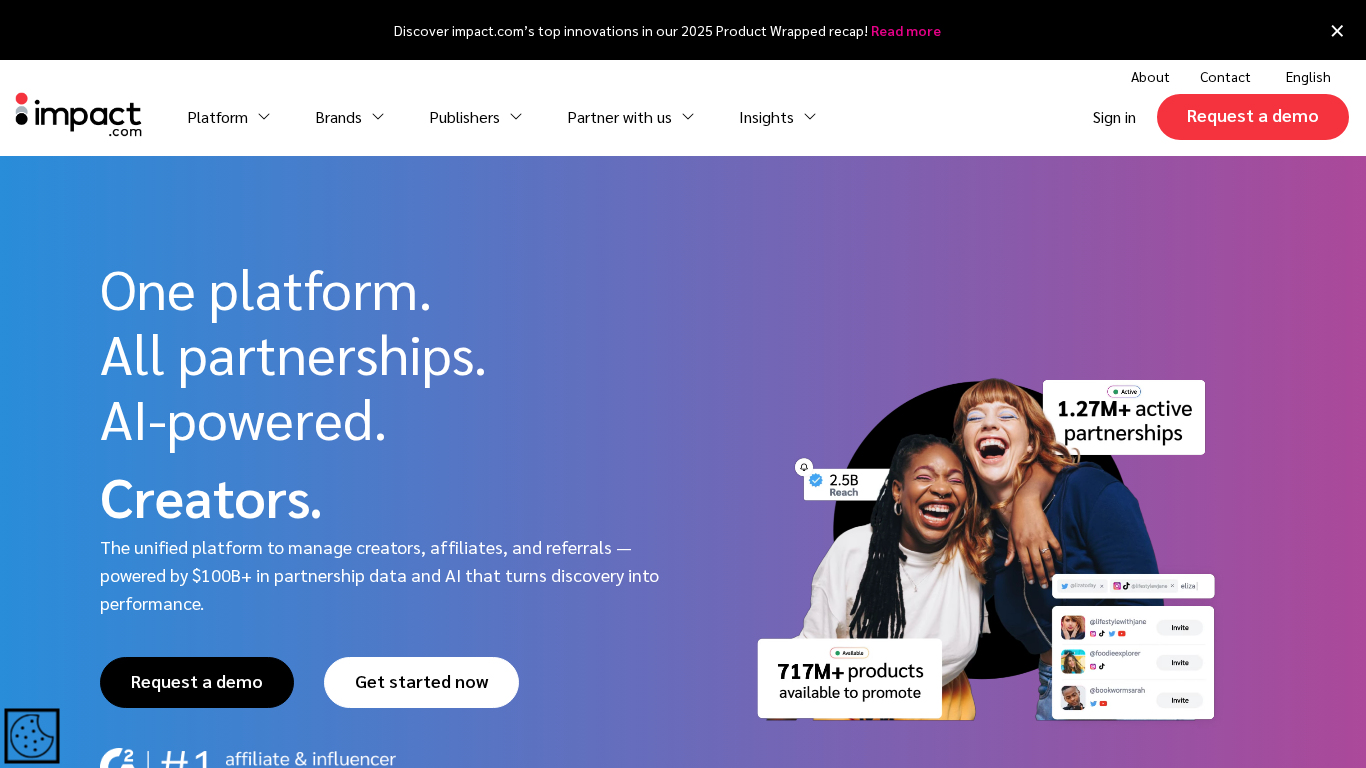 Platforma výkonnostného marketingu Impact