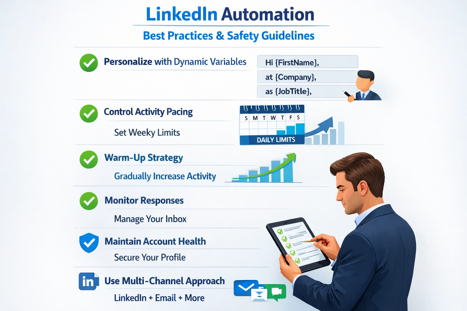 LinkedIn automation best practices and safety guidelines checklist