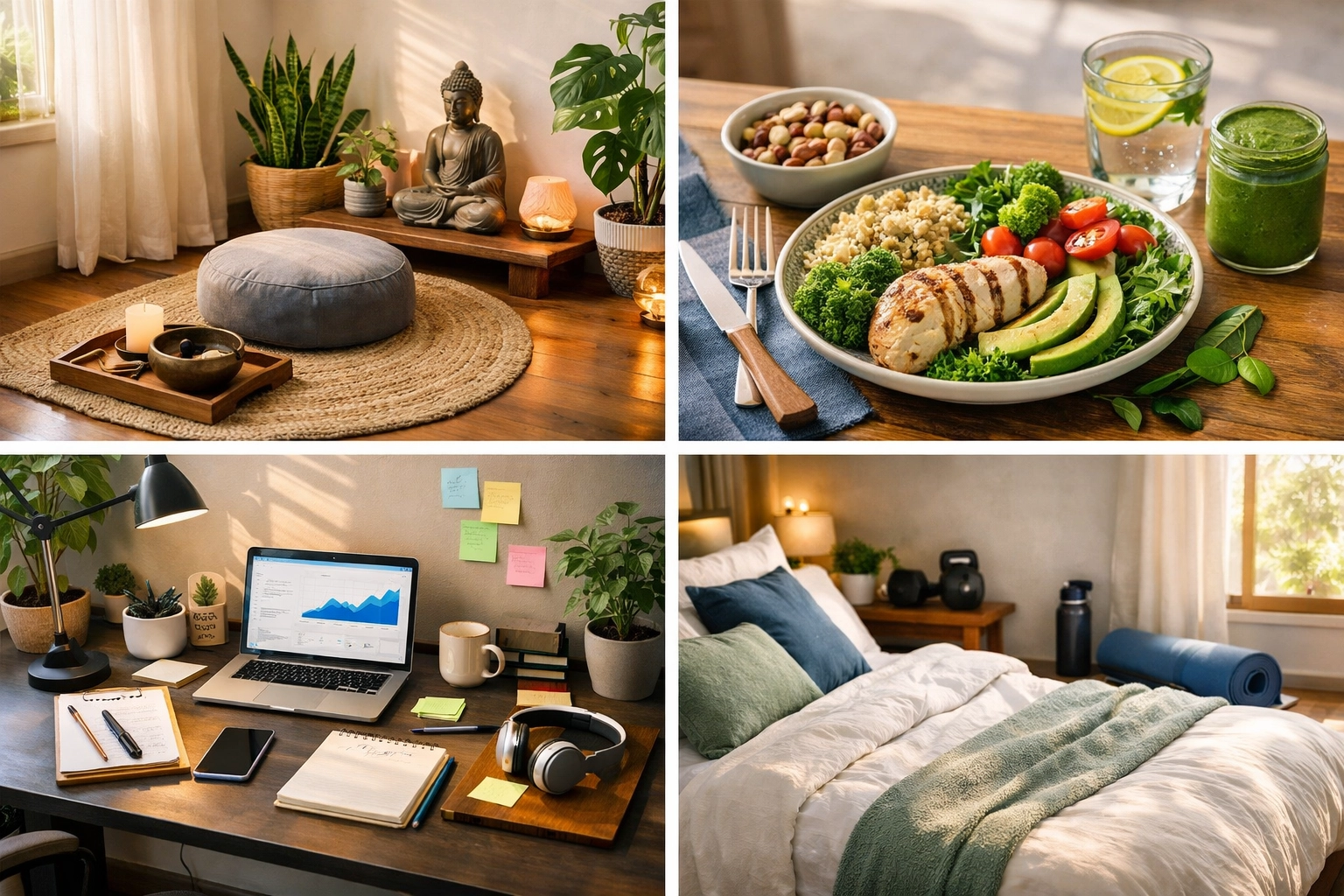 Zvýšte produktivitu v affiliate marketingu: Mentálne cvičenia, výživa, spánok a biohacky