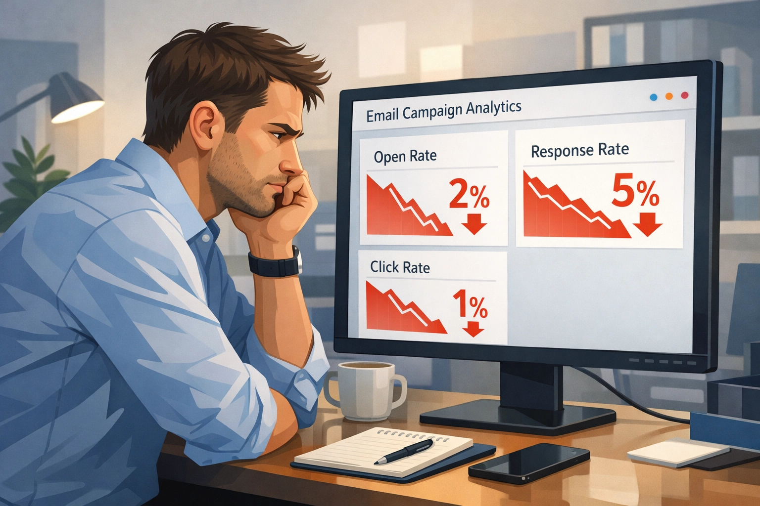 Ako zlepšiť mieru odpovedí na cold e-maily