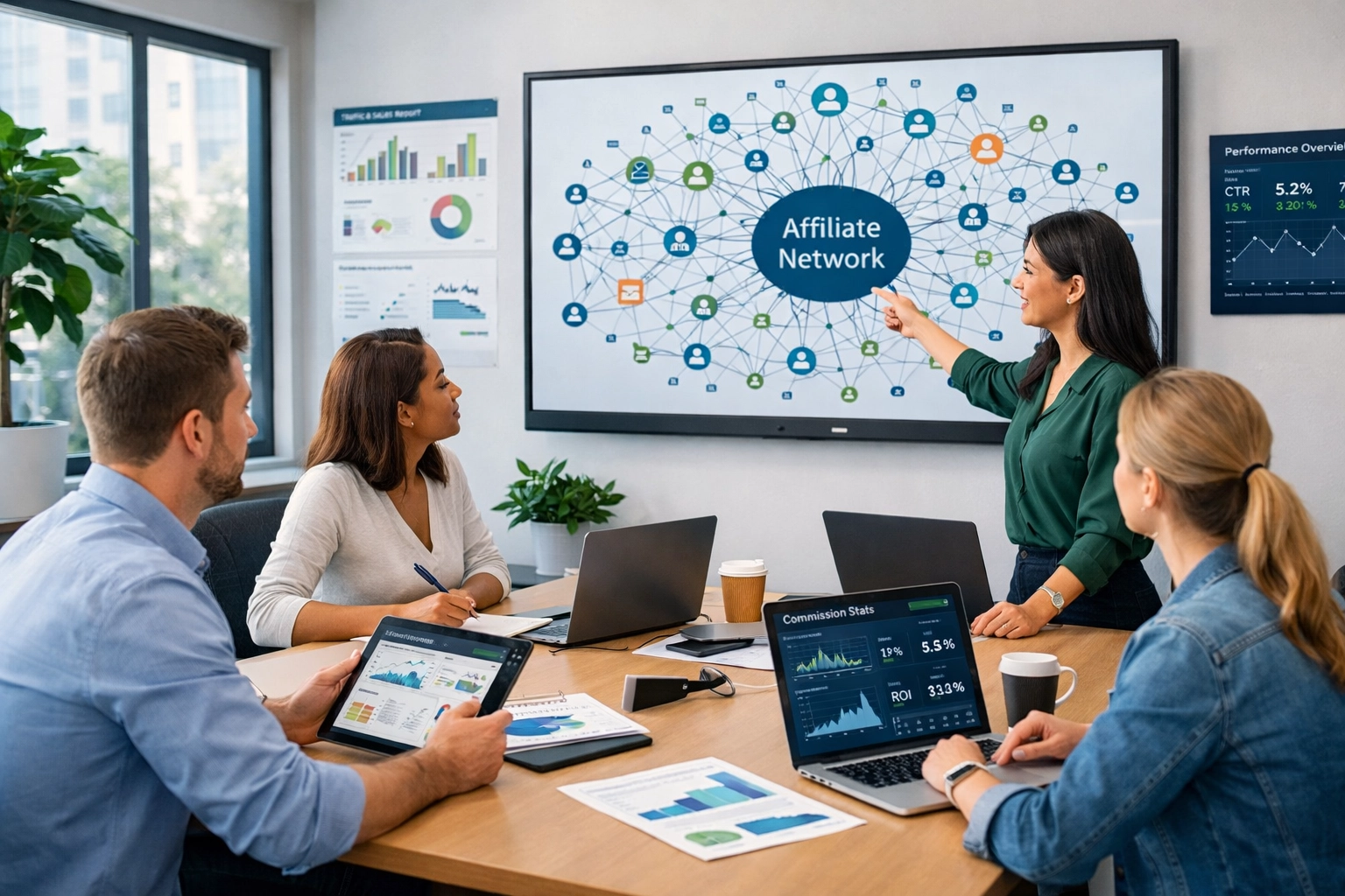 Tím spravujúci veľkú affiliate sieť s automatizáciou