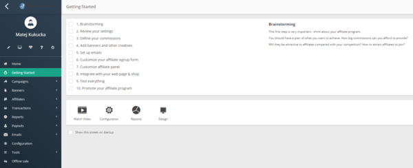 Post Affiliate Pro Getting started guide