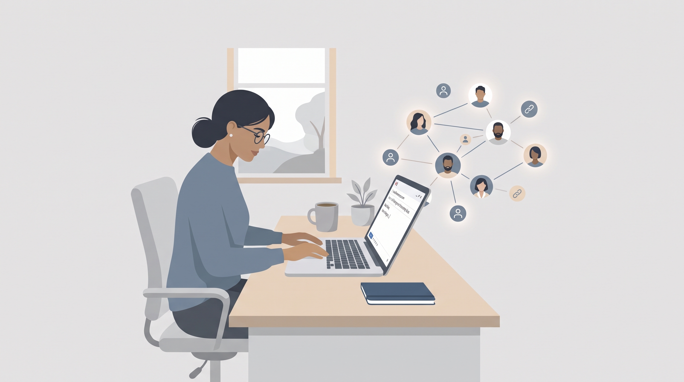 Profesionál píšuci personalizovaný affiliate outreach email