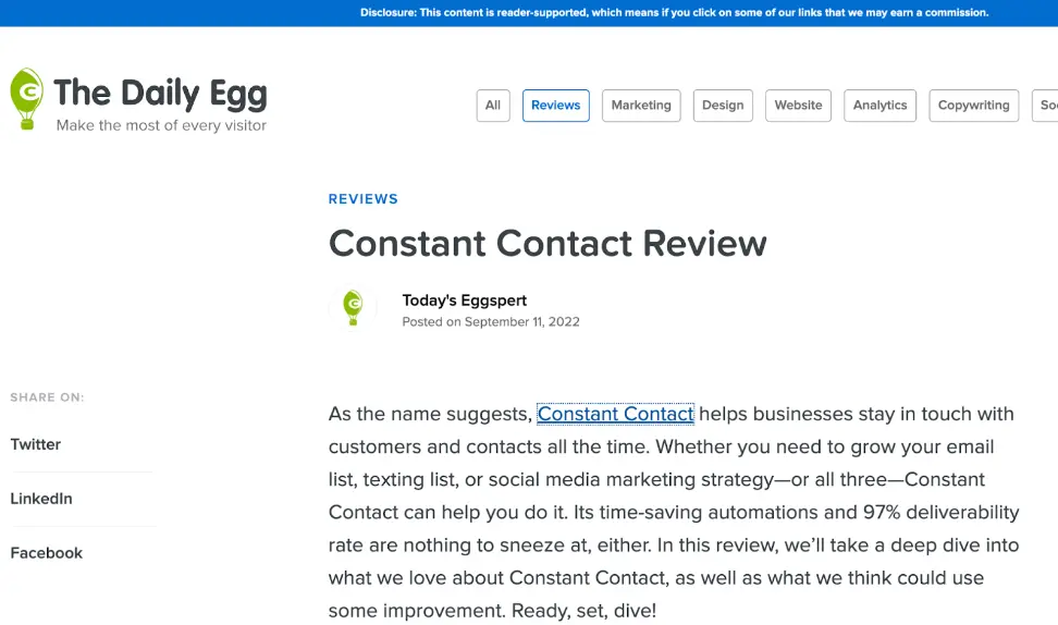 Príklady skvelých affiliate kampaní: email, sociálne siete a webstránky