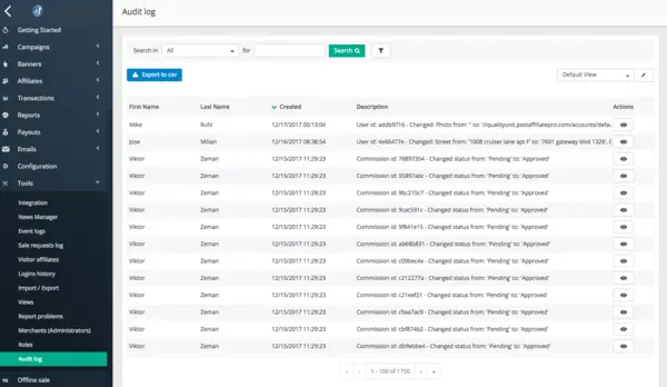 Novinka: Téma panela & Audit Log