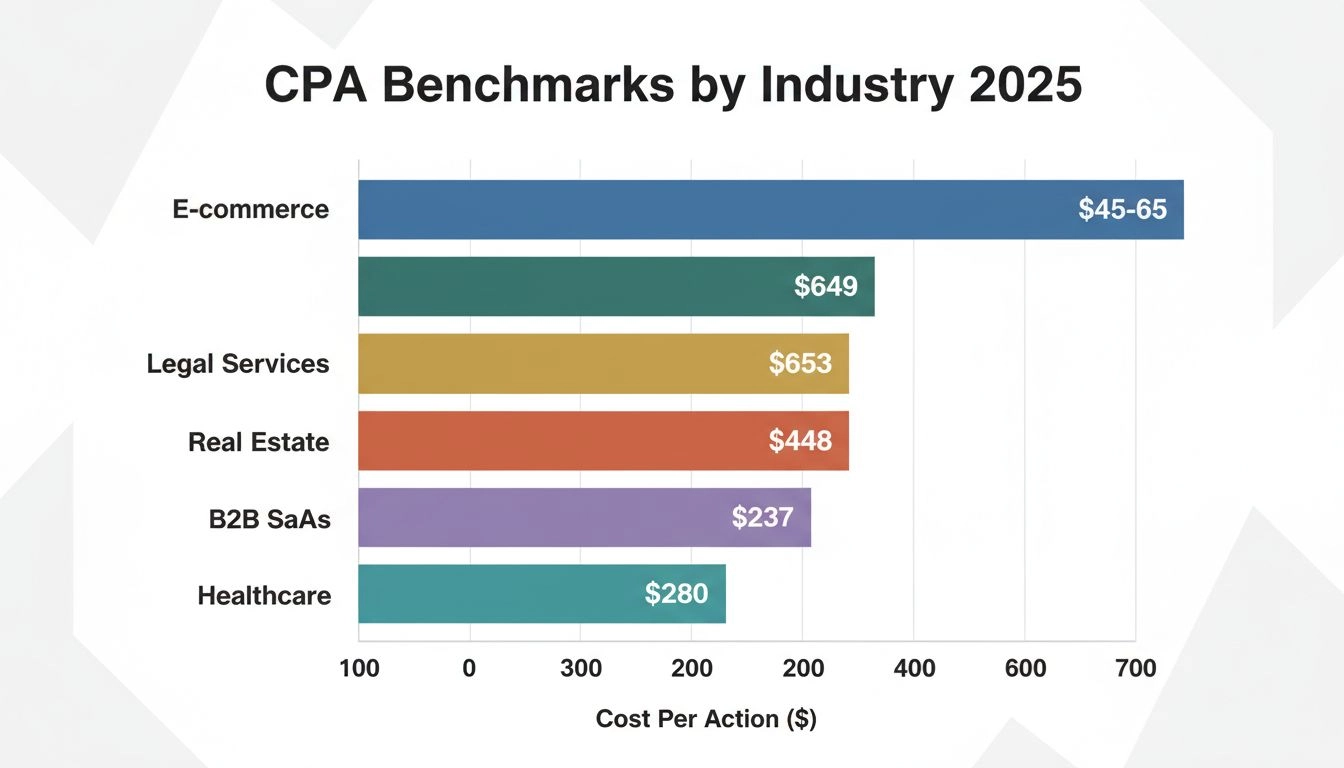 Benchmarky CPA podľa odvetví v roku 2025 – ukážka ceny za akciu v rôznych sektoroch