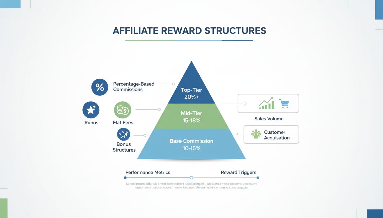 Štruktúra províznych stupňov pre partnerov so základnou, strednou a top úrovňou odmien – možnosti percent a fixných bonusov