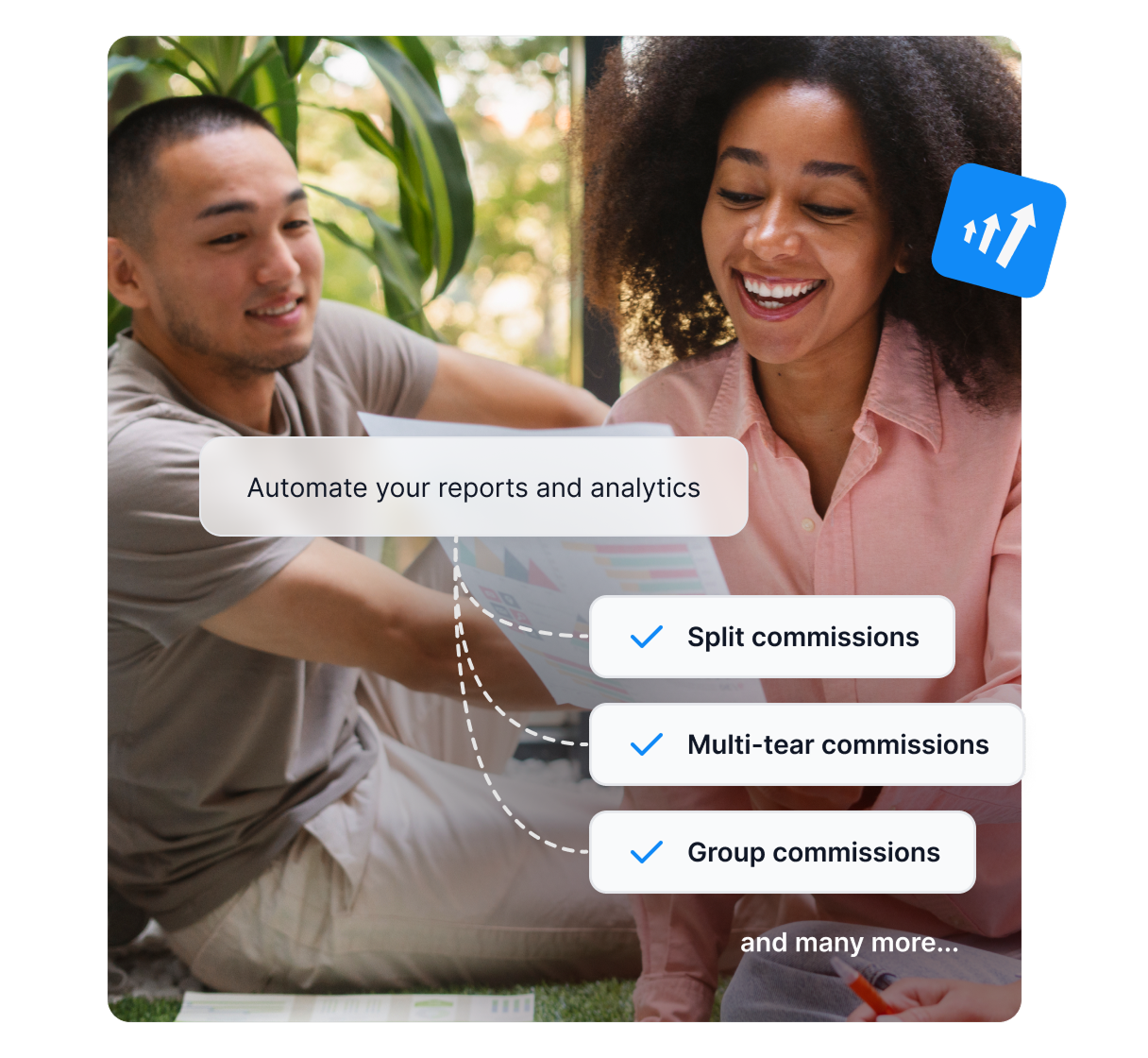 Infografika zobrazujúca oblasti, s ktorými vám Post Affiliate Pro môže pomôcť, napríklad identifikácia publika, tvorba štruktúr provízií a ďalšie.